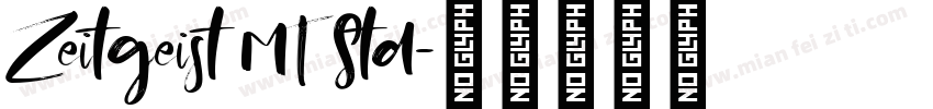 Zeitgeist MT Std字体转换